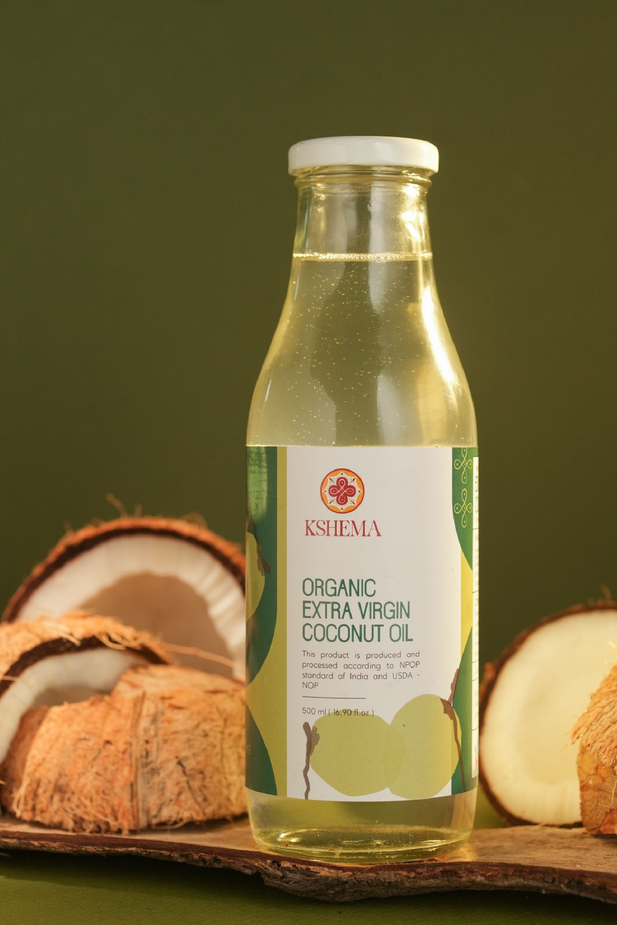 Kshema Organic Extra Virgin Coconut Oil