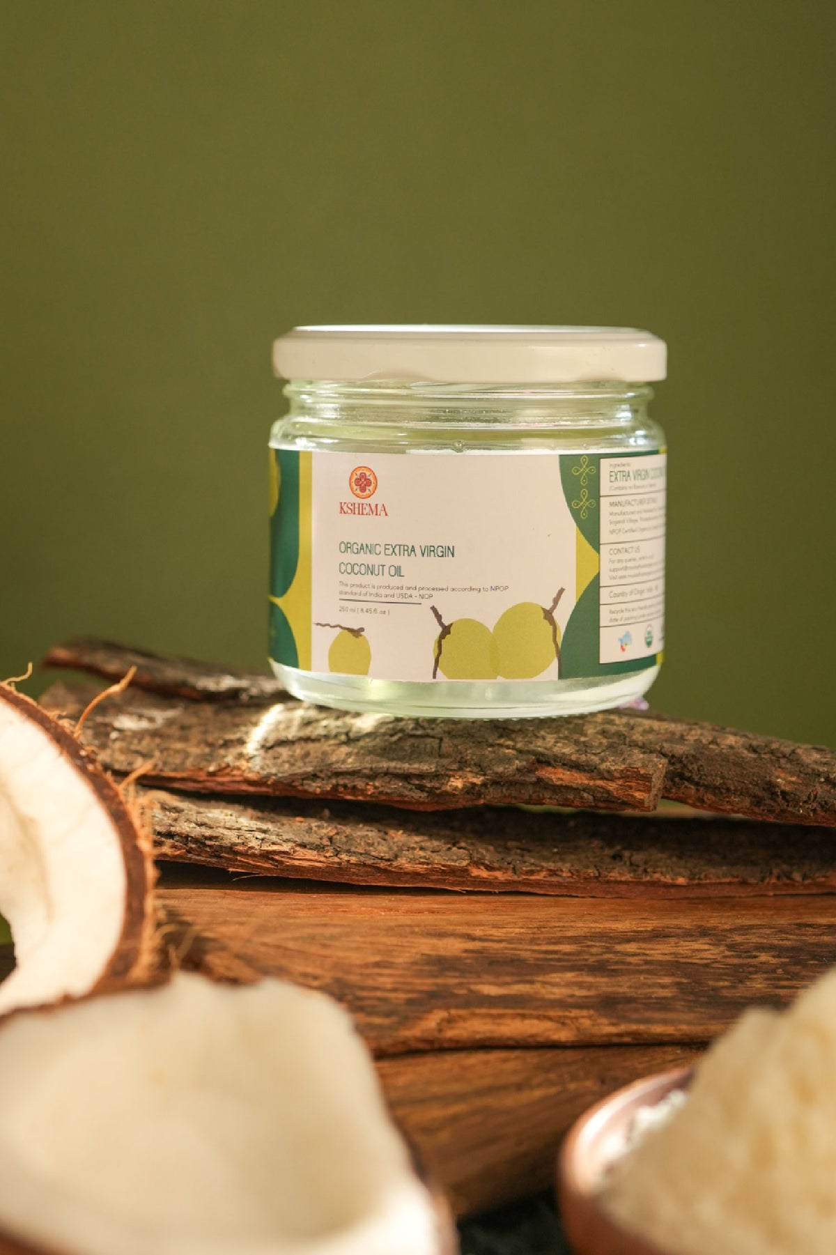 Kshema Organic Extra Virgin Coconut Oil